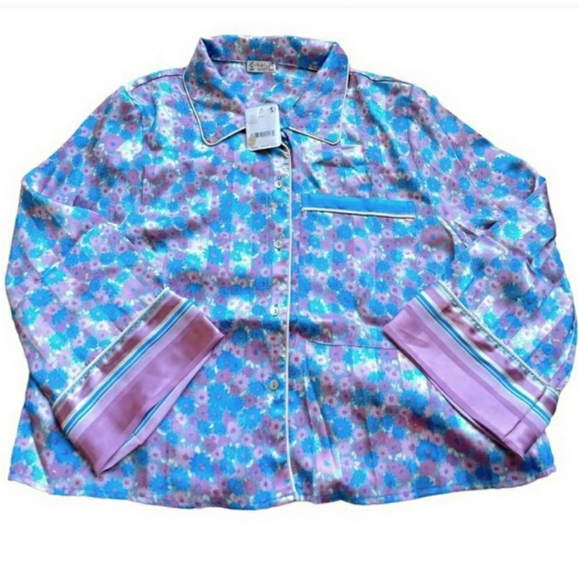 Free People Pillow Talk PJ In Cool Lavender Combo NWT - Picture 4 of 5